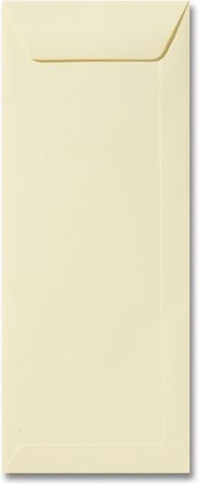 Envelop 12,5 x 31,2 Zachtgeel, 100 stuks