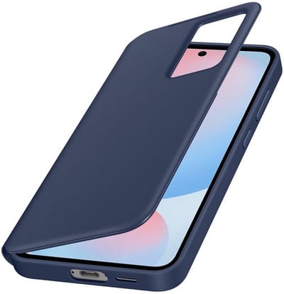 Samsung Smart View Wallet Case - Geschikt voor Samsung Galaxy S24 FE - Blauw