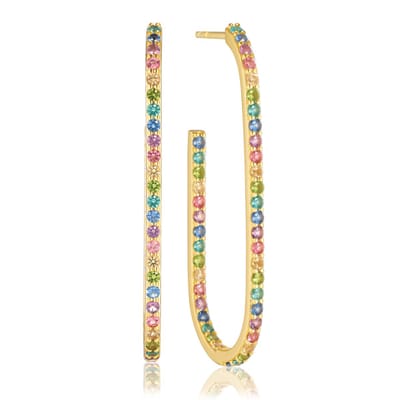 SIF JAKOBS JEWELLERY CAPIZZI X-GRANDE EARRINGS SJ-E42218-XCZ-YG.