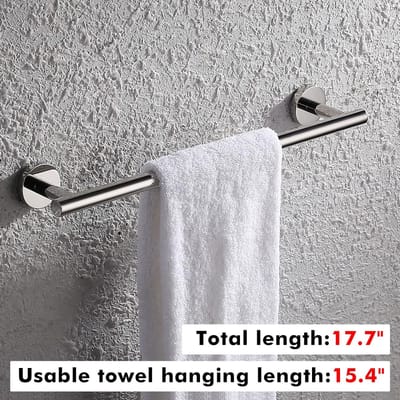 Handdoekstang 18 Inch voor Badkamer en Keuken - Wandmontage Roestvrij Staal