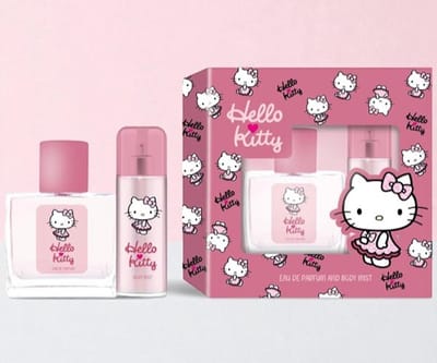 Hello Kitty - Giftset - Sweet Leopard Pink - Eau de Parfum + Bodymist - Cadeauset voor Kinderen - Geschenkset