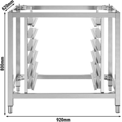 GGM Gastro Untergestell - für Kombidämpfer BKDV865-2SM, BKDV705-2SM, HV705-1TL & HV865-1TL Zilver