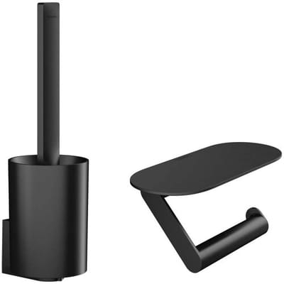 Hansgrohe WallStoris - Toilet accessoireset, mat zwart 27969670