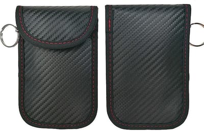 RFID Sleutel signaal block set van 2- Autosleutel RFID anti-diefstal beschermhoes - Keyless entry go sleutel blocker - Autosleutel anti diefstal - Autosleutel etui