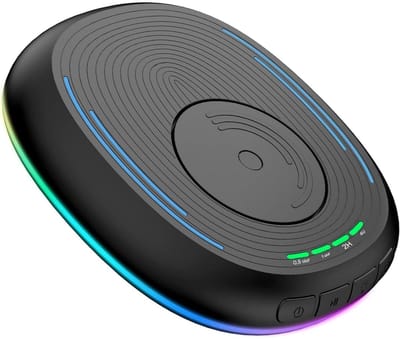 GELLDG Muisbeweger - met timer - muisvibrator - USB-interface - simuleert muisbewegingen - draagbare muistrilling - voorkomt dat het laptopscherm in de slaap-/rustmodus gaat - zwart