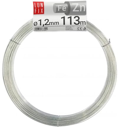 Binddraad 1 kg Ø 1,2 mm - Verzinkte Spandraad voor Bouw en Tuinprojecten