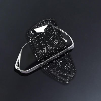 Coque de clé transparente en TPU souple pour télécommande de voiture Pour Vw Volkswagen Golf 8 Id.3 Id.4 Skoda Octavia A8 Mk4 Mk8 Gti R black
