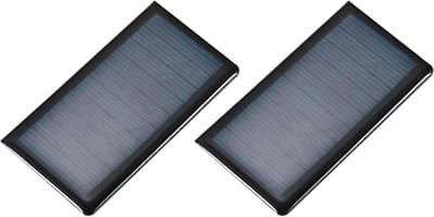 2 Stuks Mini Zonnepanelen 5V 0.3W voor Doe-Het-Zelf Zonne-Energie Projecten en Elektrisch Speelgoed
