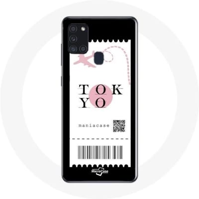 Samsung Galaxy A21S hoesje Tokyo vliegticket