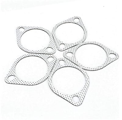 Jhubersproducts - Ceramische Uitlaatpakking 3 Inch - Duurzaam en Lekdicht - Betrouwbare afdichting - 5 stuks - Geschikt voor motoren - Kleur wit