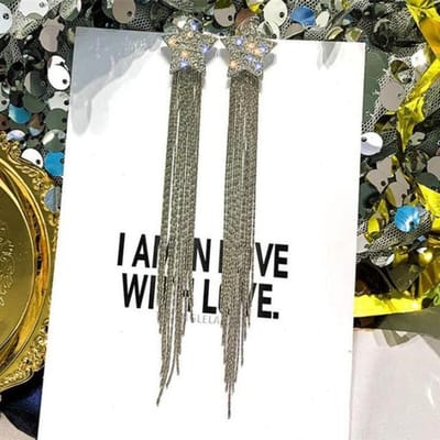 Modetrend Uniek Ontwerp Elegant Exquise Licht Luxe Zirkoon Vlinder Waterdruppel Kwast Oorbellen Vrouwelijke Sieraden Feest Cadeau gray