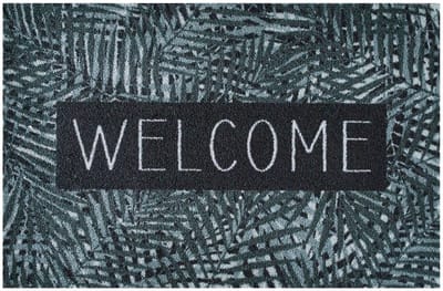 MD Entree - Deurmat - Schoonloopmat - Ambiance - Leaves Welcome - 50 x 75 cm
