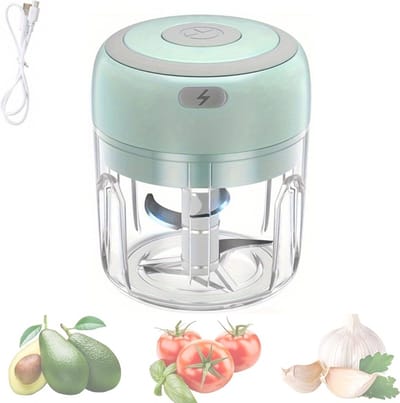 Xerolax Vleesmolen - Gehaktmolen - Meat Grinder - Elecktrisch - Machine - Foodprocessor - Meat Mincer - Keukenmixer - Keukenmachine - Automatisch - 250ML - Groen