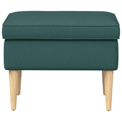 vidaXL - Voetenbank - Donkergroen - 55 - x - 35 - x - 41 - cm