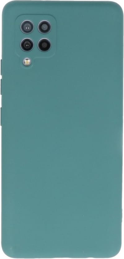 Lunso - Softcase hoes - Geschikt voor Samsung Galaxy A42 - Army Groen