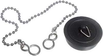 Universele Gootsteenstop met 300 mm Ketting en S-Haken Roestvrij Staal