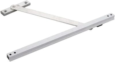 Raamuitzetter - Kiezelsteenbegrenzer - Ramen Beveiligen - Versterkte Basis - 1x1x1 cm - Zilverkleurig