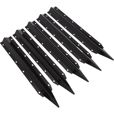 Kit de réparation de poteau de clôture Piquets en acier robustes Outils de support Installation facile avec accessoires
