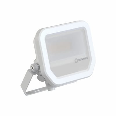 Ledvance LED Floodlight Aluminium Wit 8W 1200lm 100D - 840 Koel Wit | IP66 - Symmetrisch