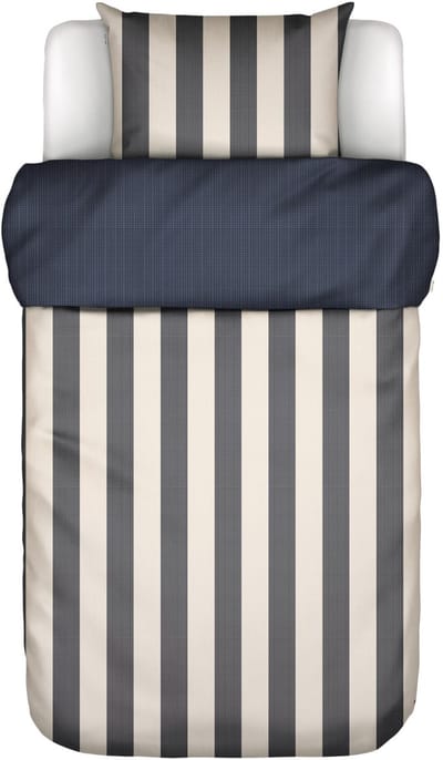 Marc O'Polo Dekbedovertrek Malve Donkerblauw - 140x200/220 cm - 50% lyocell, 30% gerecycled katoen,