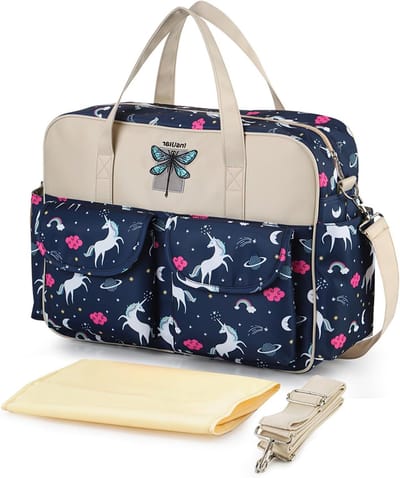 Luiertas - Baby tas - Baby verzorgen - Grote capaciteit - 42 cm - Zwart