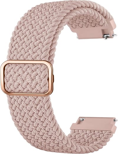 22mm Woven Nylon Horlogeband met Verstelbare Gesp, Gevlochten Sporthorlogeband voor Mannen en Vrouwen, Duurzaam en Comfortabel