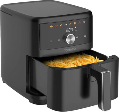 Grote Airfryer - Heteluchtfriteuse - Gezond Koken - Ruim Inhoud - 47 x 265 x 305 cm - Zwart