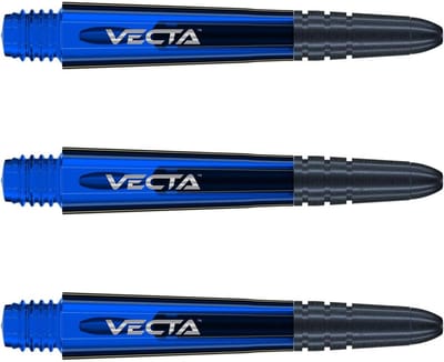 Polycarbonaat Dartstelen Set - Professionele Darts Accessoires - Blauw & Zwart Korte Schachten