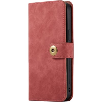Mocaa iPhone 12 (Pro) Vintage 2-in-1 Wallet Hoesje Rood