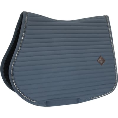 Kentucky Horsewear - Zadeldoek Pearls jumping grijs