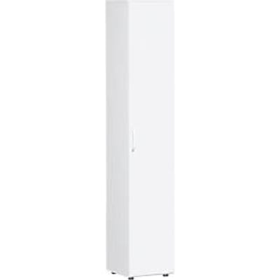 Archiefkast PALENQUE, 6 ordnerhoogten, B 400 x D 420 x H 2160 mm, wit