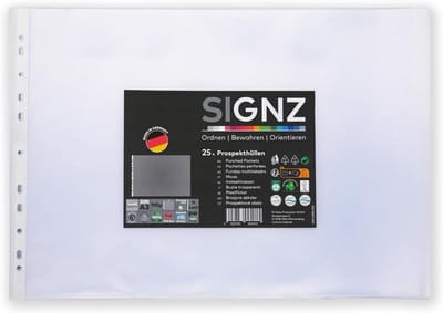 25x Stevige A3 Documentmap Portefeuilles - Genananaaide Vouwmap voor Papieren