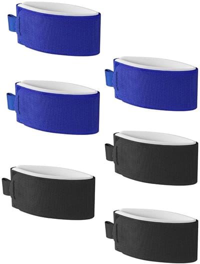 Dailygoods- Skibevestigingsriemen 6 stuks - Verstelbare Ski-Wrapsriemen - Ski-Opbergbanden - Ski-Bevestigingstape - EVA/Nylon Materiaal - Lichtgewicht Ontwerp - Skiriemen