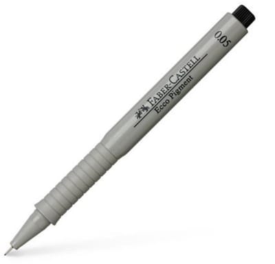 Faber-Castell Ecco Pigment fijnschrijver Fijn Zwart 1 stuk(s)