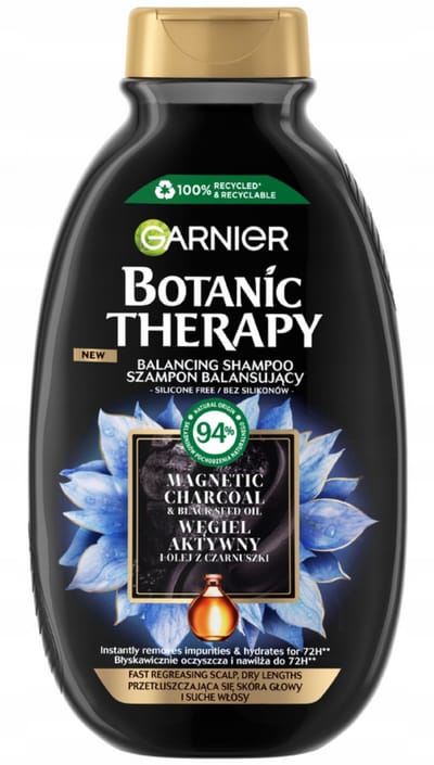 Garnier Botanic Therapy - Shampoo - Węgiel en Czarnuszki Olie - 400ml