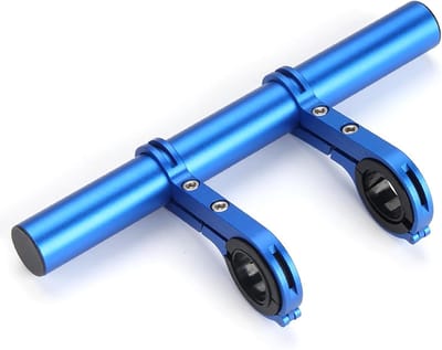 Fietsstuurverlenger - Extra stuurruimte - Fietsaccessoires monteren - Aluminiumlegering - 22.2-31.8 mm - Blauw