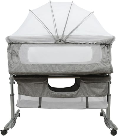 Multifunctioneel 3-in-1 Co-Dodo Wieg voor Baby met Hoogteverstelling en Schommelfunctie