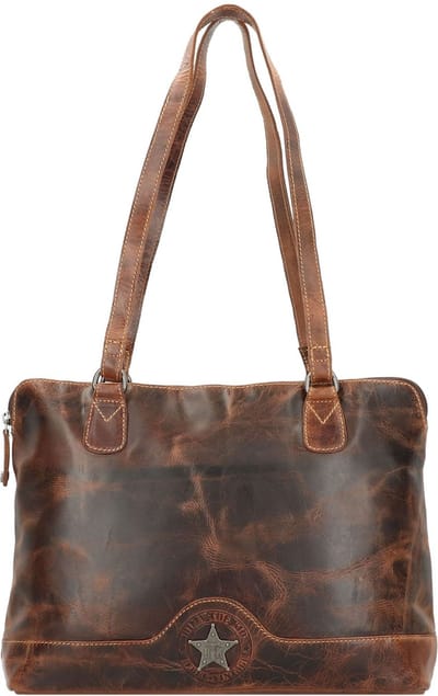 Billy the Kid Ranger Schoudertas Leder 38 cm - Dames - brown