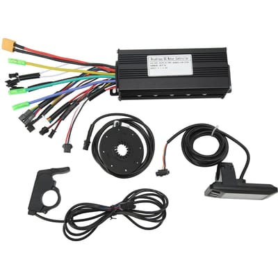 Contrôleur d'onde sinusoïdale 24 V 36 V 48 V 30 A GD01 Panneau avec capteur d'assistance électrique Accélérateur au pouce Électrique