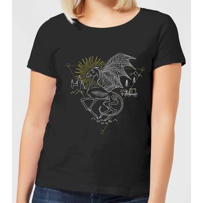 Harry Potter Thestral dames t-shirt - Zwart - 3XL