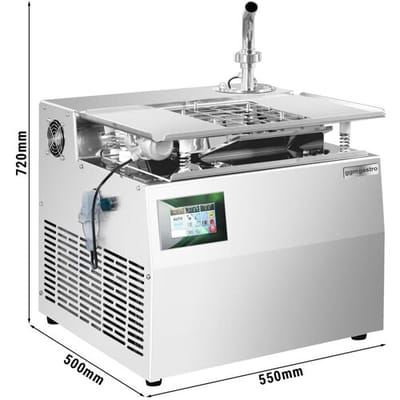 GGM Gastro Schokoladen-Temperiergerät / Chocotemper - 11 kg - 1,75 kW - mit Auslaufhahn Zilver
