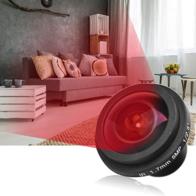 Nouvelle carte 5MP 1,7 mm 170 degrés grand angle objectif de sécurité Fisheye vue pour caméra de vidéosurveillance
