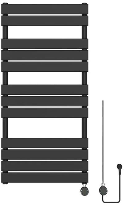 Veronza Elektrische Badkamerradiator – Mat Zwart | 160x60 cm | 900W Serie 235860