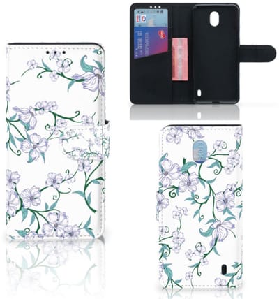 Nokia 1 Plus Uniek Hoesje Blossom White