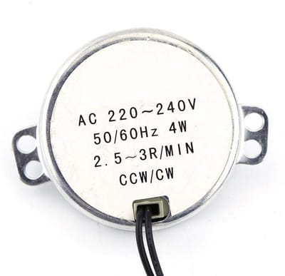 Allecto - AC Synchronous Motor - 220V-240V - Hoog koppel en laag geluidsniveau - Compact formaat - Energiezuinige motor - Voor diverse toepassingen...
