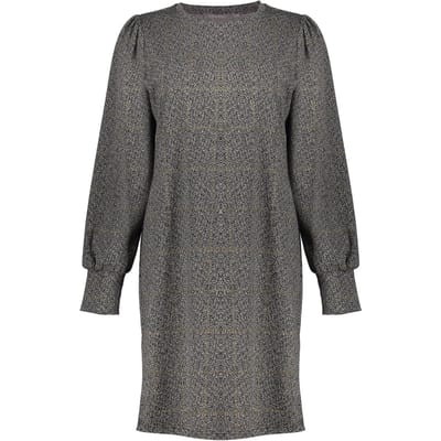 Geisha Dress Stone/gold Maat: M | Mini Jurken Outlet | Dames | Grijs