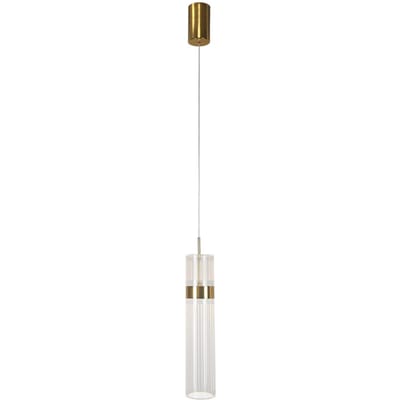 Gouden Acryl LED Hanglamp Tuba Ambiente voor Keuken of Eettafel