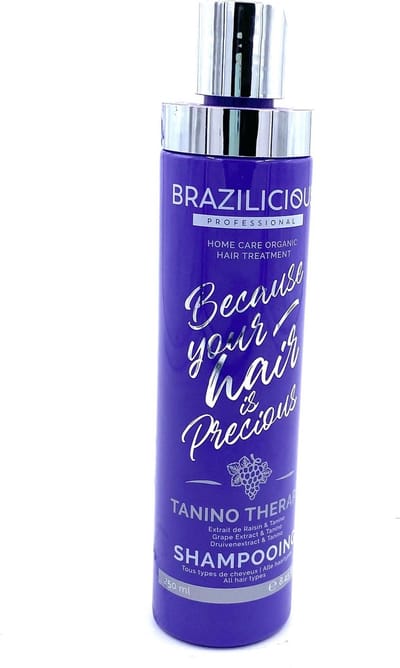 BRAZILICIOUS HOME CARE ORGANIC HAIR TRETMENT TANINO THERAPY SHAMPOOING
