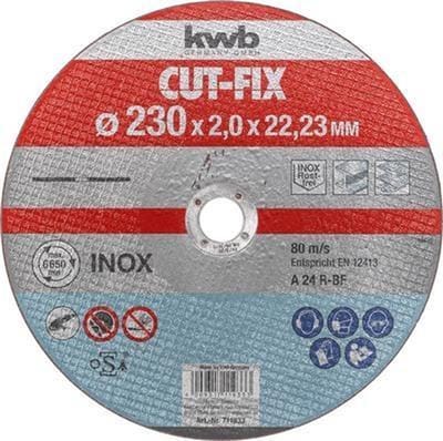 KWB - Doorslijpschijf - extra dun - 230x2mm - metaal