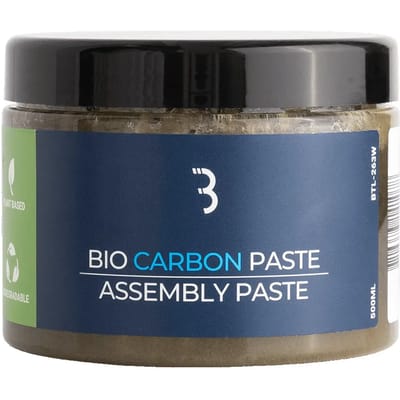 BBB Cycling Biologische Carbon Montagepasta Fiets - Voor Zadels, Zadelpennen en Sturen - Montagevet Carbon - 500ml - BioCarbonPaste BTL-263